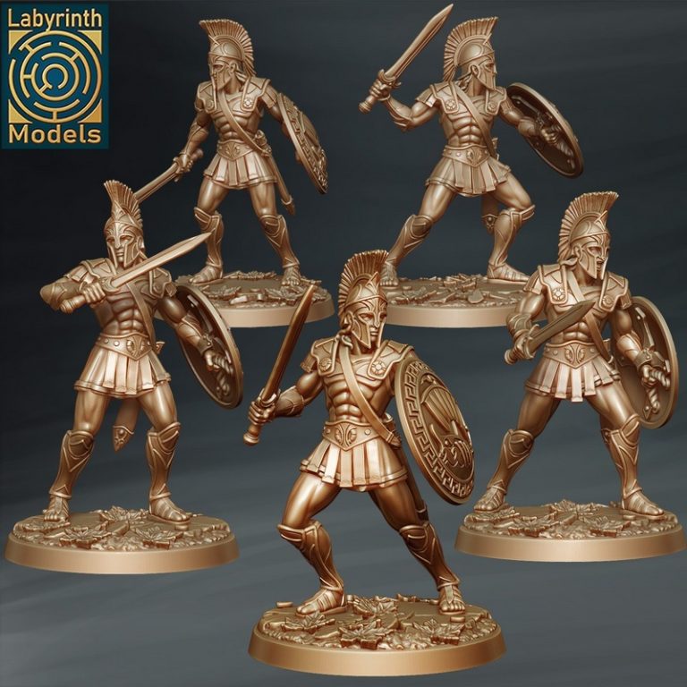 Labyrinth Models – Olympians Collection Vol.2 – 3D Print Model
