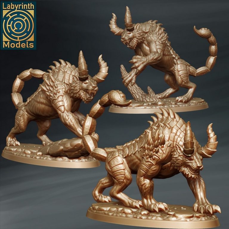 Labyrinth Models – Olympians Collection Vol.2 – 3D Print Model