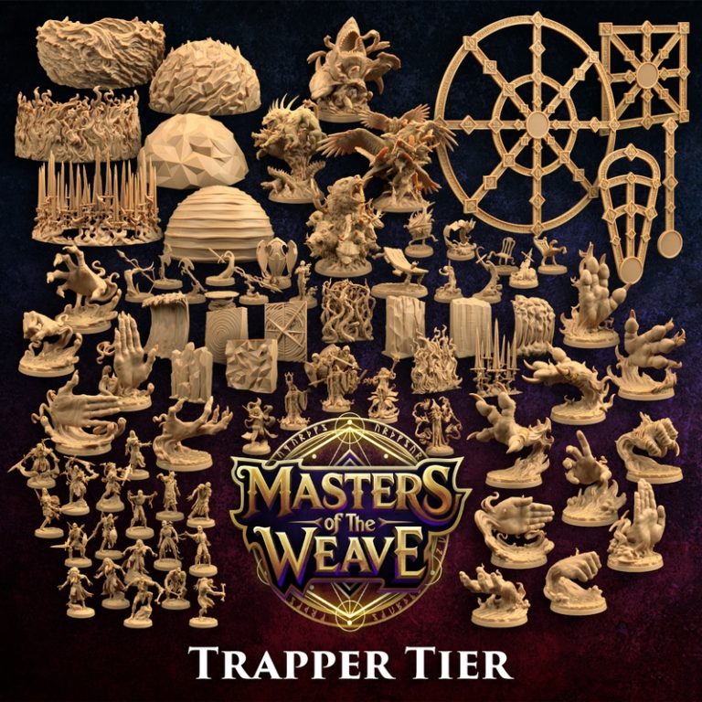 龙捕者旅舍——2025年11月——织网之主捕手等级3D打印模型|The Dragon Trappers Lodge – November 2025 – Masters of the Weave Trapper Tier – 3D Print Model