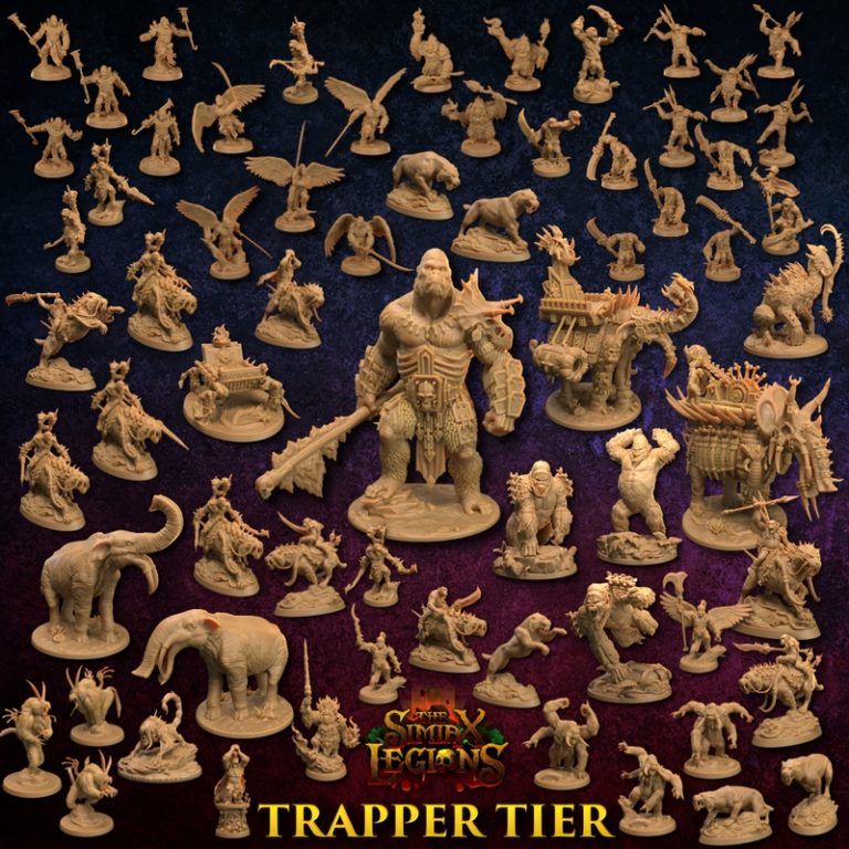 龙捕手旅舍——2023年4月——西米亚克斯军团捕兽等级 3D打印模型|The Dragon Trappers Lodge – April 2023 – The Simiax Legions Trapper Tier – 3D Print Model