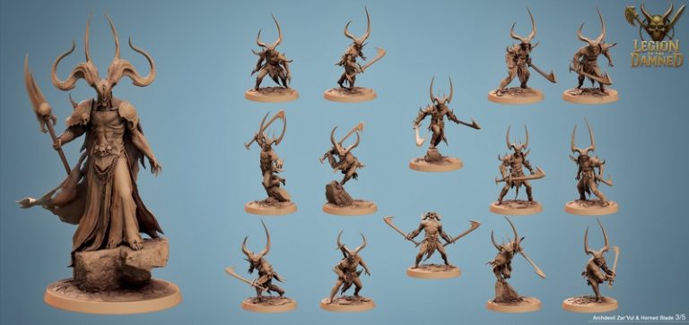 Rescale Miniatures 2025新品发布：《地狱军团》3D打印迷你模型|Rescale Miniatures – September 2025 – Legion of the Damned – 3D Print Model