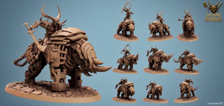Rescale Miniatures 2025新品发布：《地狱军团》3D打印迷你模型|Rescale Miniatures – September 2025 – Legion of the Damned – 3D Print Model