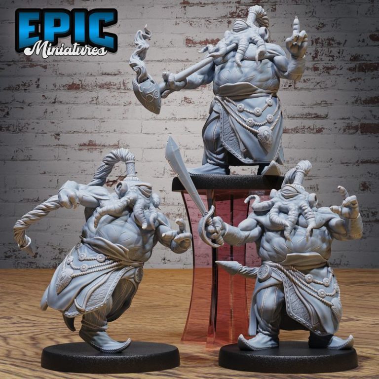 海盗航海主题3D打印模型集|Epic Miniatures – Corsair Waters Set – Pirate and Sea Encounter – Ocean Collection – 3D Print Model