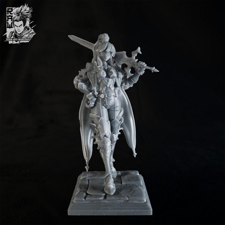 Eadith - 3D打印骑士模型|Eadith – Maiden Knight – 3D Print Model