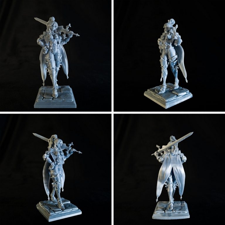 Eadith - 3D打印骑士模型|Eadith – Maiden Knight – 3D Print Model