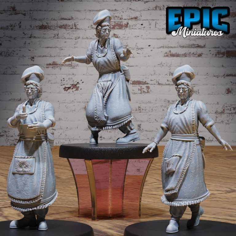 冬日狂欢3D打印模型：圣诞邂逅动物民间故事集|Epic Miniatures – Wild Winter Holidays Set – Christmas Encounter – Animal Folk Collection – 3D Print Model