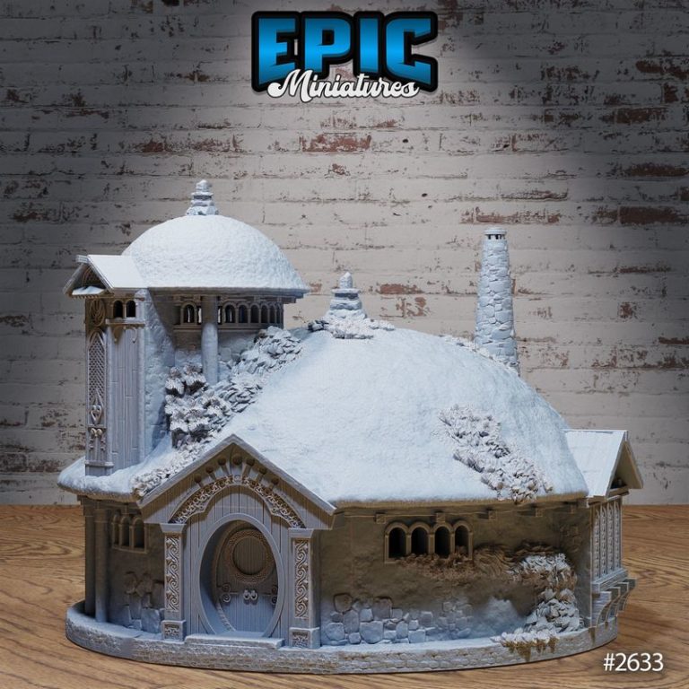 迷你精灵村集章——小人族村落3D打印模型|Epic Miniatures – Little Folk Set – Halfling Village Collection – Wild Encounter – 3D Print Model