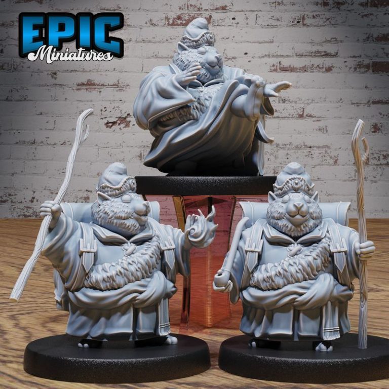 迷你精灵村集章——小人族村落3D打印模型|Epic Miniatures – Little Folk Set – Halfling Village Collection – Wild Encounter – 3D Print Model