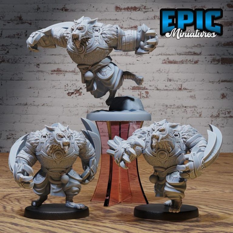 迷你精灵村集章——小人族村落3D打印模型|Epic Miniatures – Little Folk Set – Halfling Village Collection – Wild Encounter – 3D Print Model