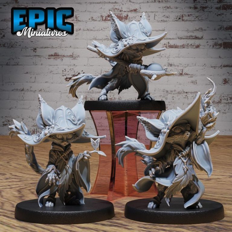 迷你精灵村集章——小人族村落3D打印模型|Epic Miniatures – Little Folk Set – Halfling Village Collection – Wild Encounter – 3D Print Model