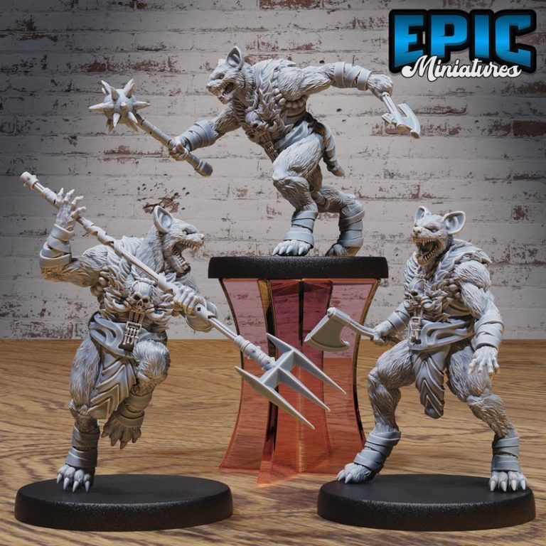 迷你精灵村集章——小人族村落3D打印模型|Epic Miniatures – Little Folk Set – Halfling Village Collection – Wild Encounter – 3D Print Model