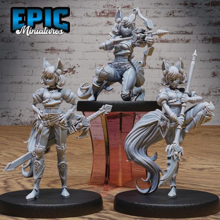 迷你精灵村集章——小人族村落3D打印模型|Epic Miniatures – Little Folk Set – Halfling Village Collection – Wild Encounter – 3D Print Model