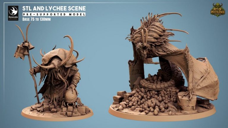 Rescale Miniatures – Pit of Pestilence Volume II – 3D Print Model