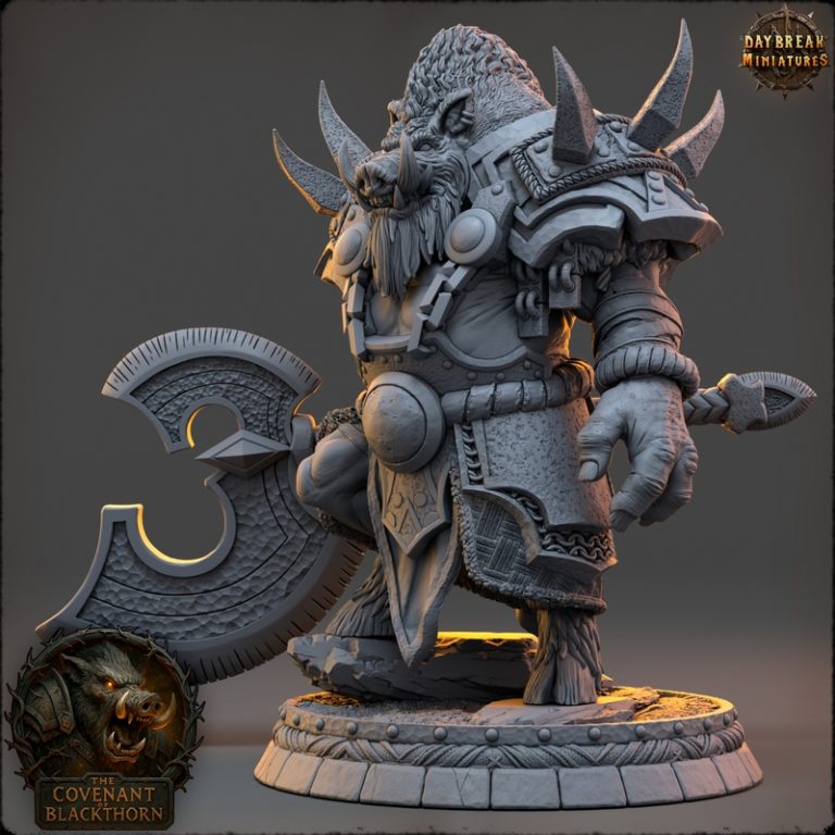 Daybreak Miniatures – May 2025 – The Covenant of Blackthorn – 3D Print Model