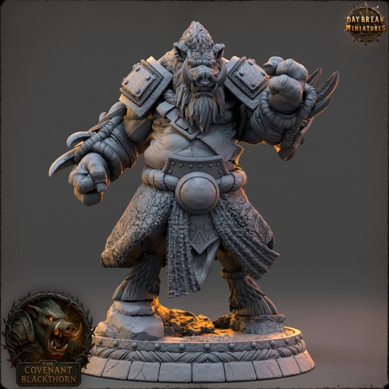 Daybreak Miniatures – May 2025 – The Covenant of Blackthorn – 3D Print Model