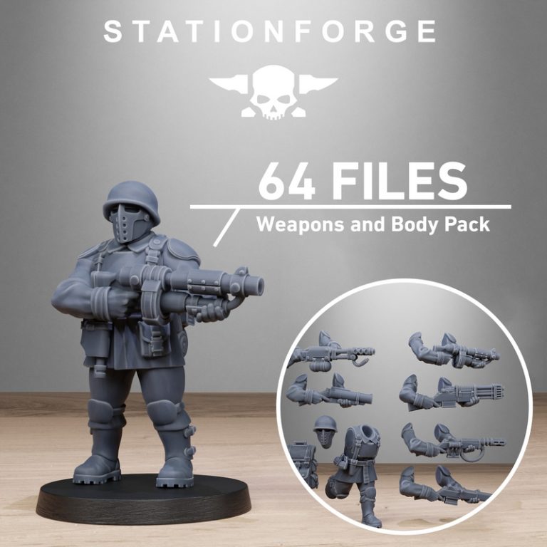 FreeGuard 3D打印模型套装|FreeGuard Builder Kit – 3D Print Model