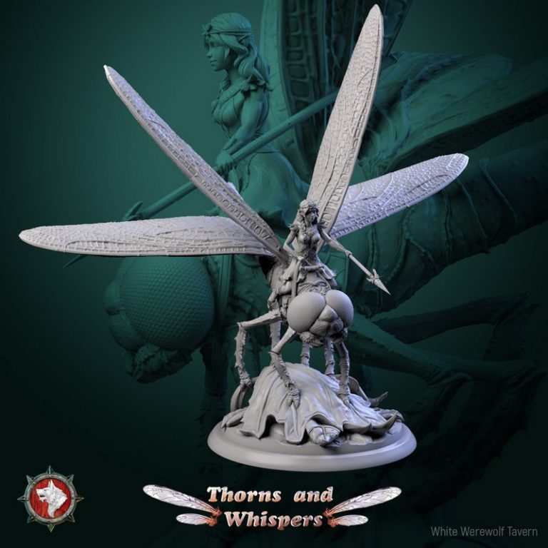 白狼酒馆·2025·荆棘低语·3D打印模型|White Werewolf Tavern – January 2025 – Thorns and Whispers – 3D Print Model