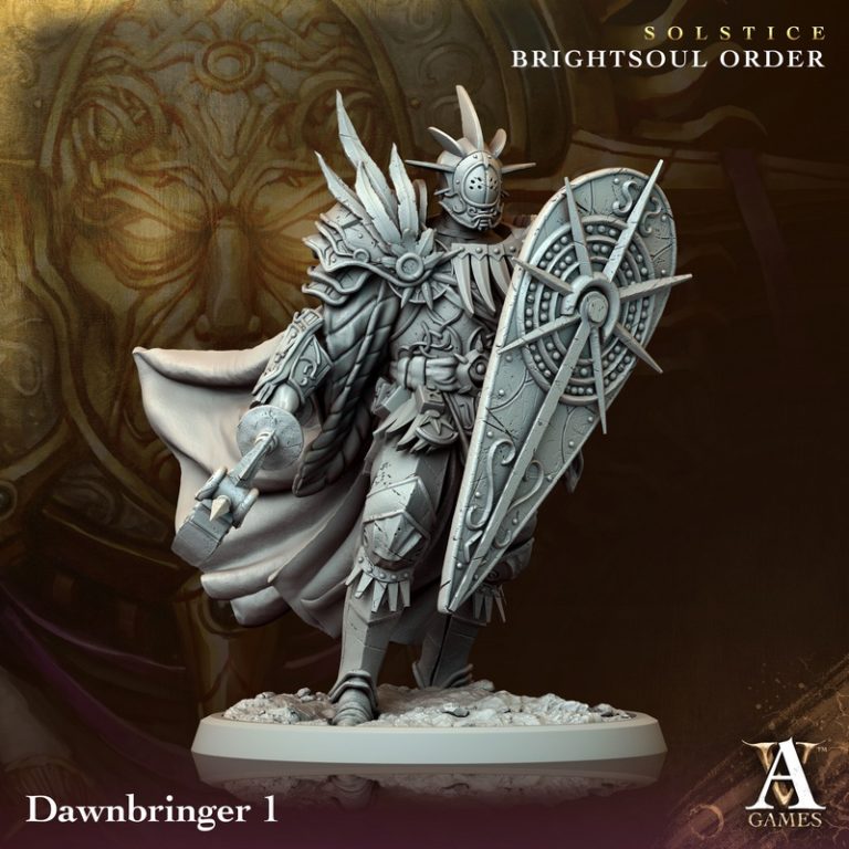 Archvillain Games《溶stice Brightsoul Order》3D打印模型|Archvillain Games – November 2023 – Solstice Brightsoul Order – 3D Print Model
