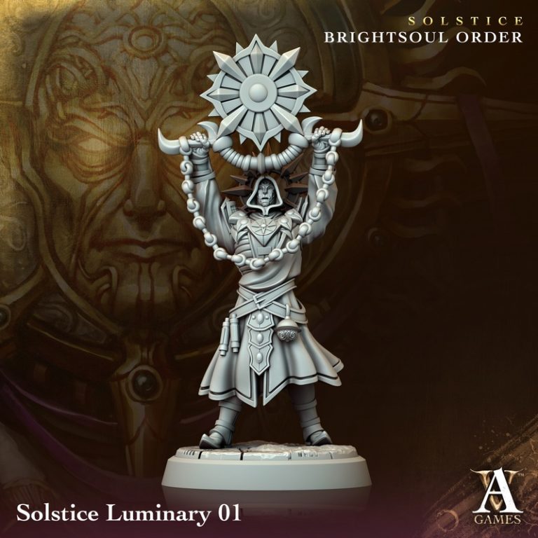 Archvillain Games《溶stice Brightsoul Order》3D打印模型|Archvillain Games – November 2023 – Solstice Brightsoul Order – 3D Print Model