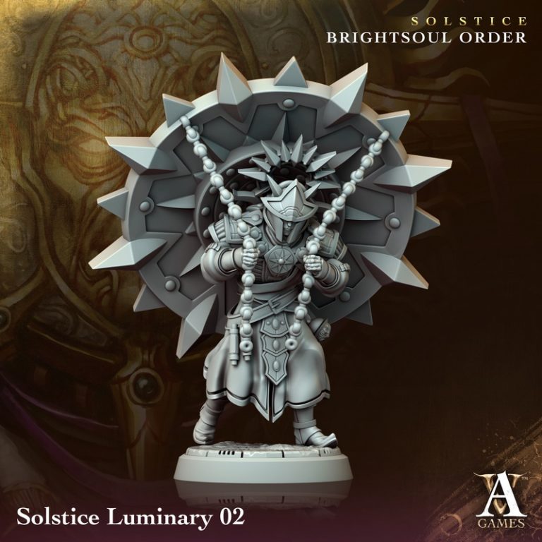 Archvillain Games《溶stice Brightsoul Order》3D打印模型|Archvillain Games – November 2023 – Solstice Brightsoul Order – 3D Print Model