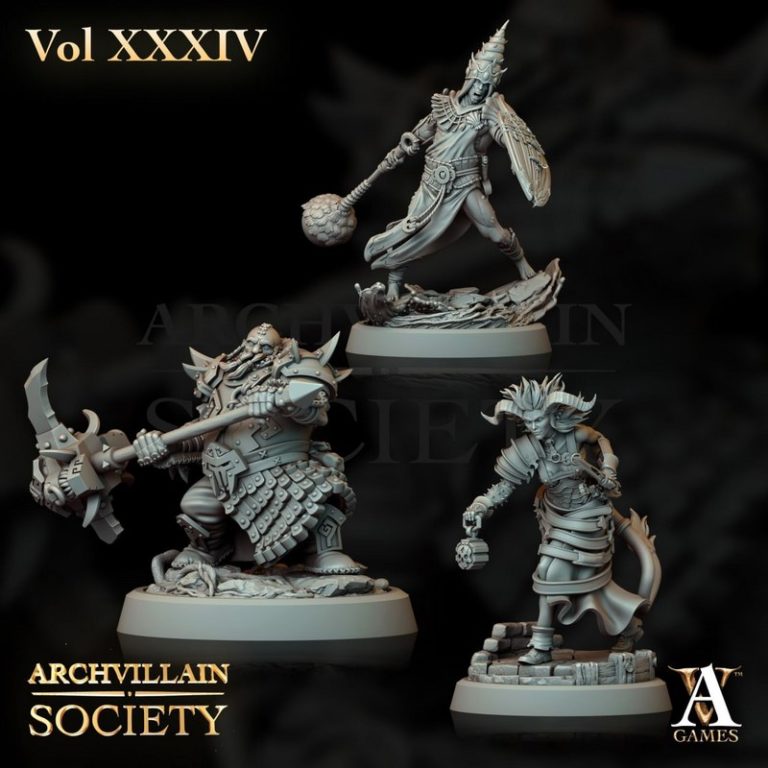 Archvillain社 34卷 3D打印模型|Archvillain Games – Archvillain Society Vol. XXXIV – 3D Print Model