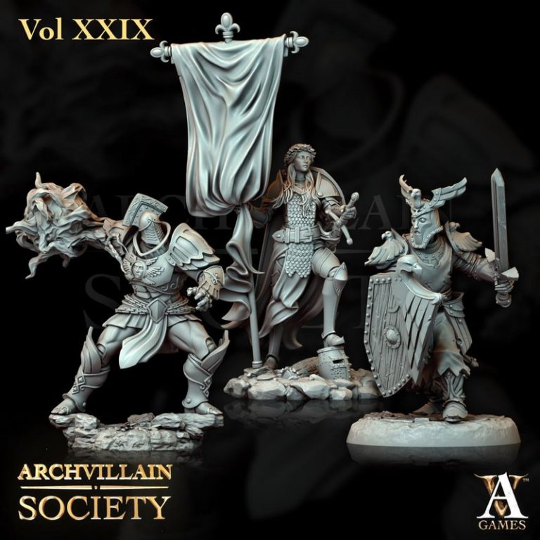 Archvillain社 Vol. XXIX 3D打印模型|Archvillain Games – Archvillain Society Vol. XXIX – 3D Print Model