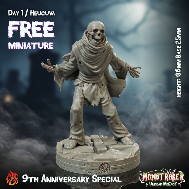 crippled god foundry 9周年特别版：怪物亡灵威胁 3D打印模型|Crippled God Foundry – October 2025 – 9th Anniversary Special – Monstrober Undead Menace – 3D Print Model