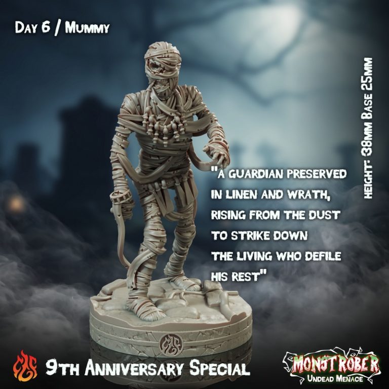 crippled god foundry 9周年特别版：怪物亡灵威胁 3D打印模型|Crippled God Foundry – October 2025 – 9th Anniversary Special – Monstrober Undead Menace – 3D Print Model