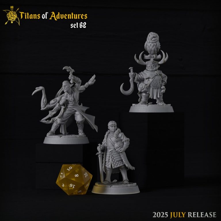 钛forge迷你模型 | 2025年7月新品 | 高门精灵与阿拉伯之夜 3D打印模型|Titan Forge Miniatures – July 2025 – Highborn Elves and Arabian Nights – 3D Print Model