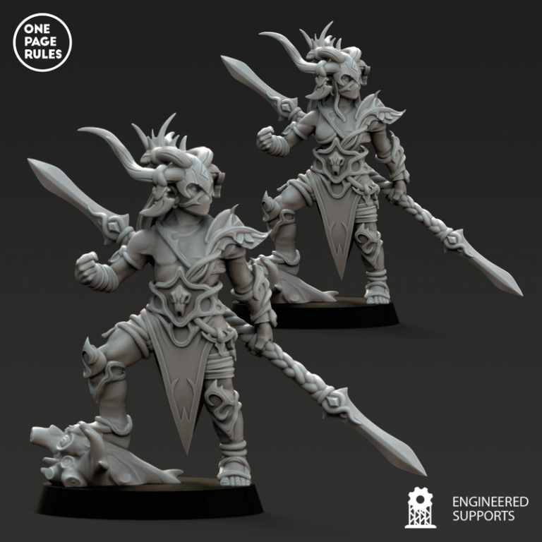 木精灵军团3——3D打印模型套装|One Page Rules – Wood Elves – Army Bundle 3 – 3D Print Model