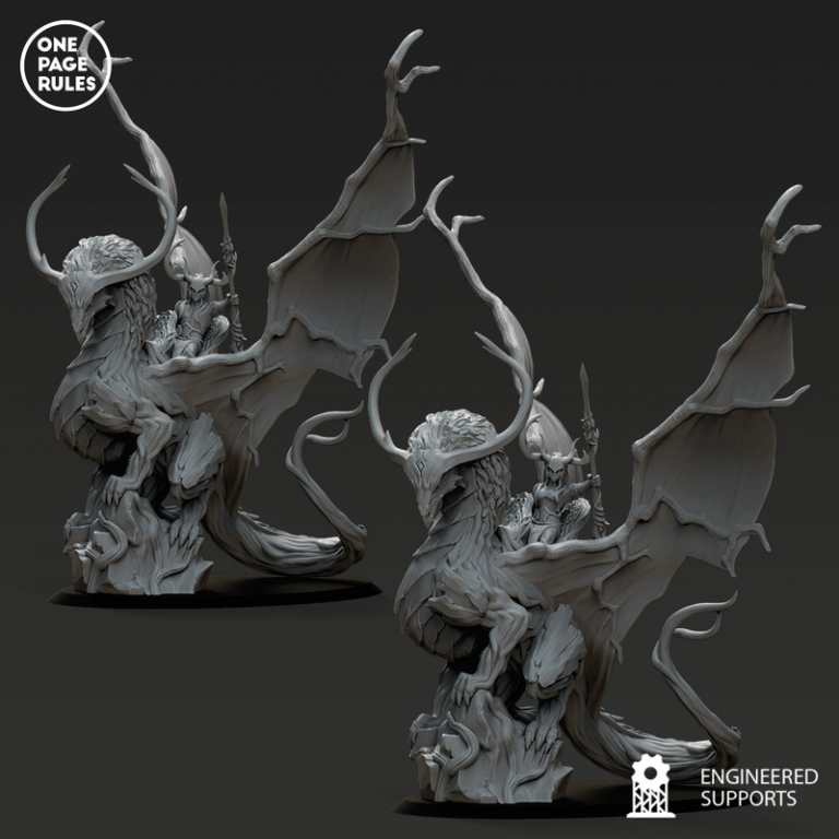 木精灵军团3——3D打印模型套装|One Page Rules – Wood Elves – Army Bundle 3 – 3D Print Model