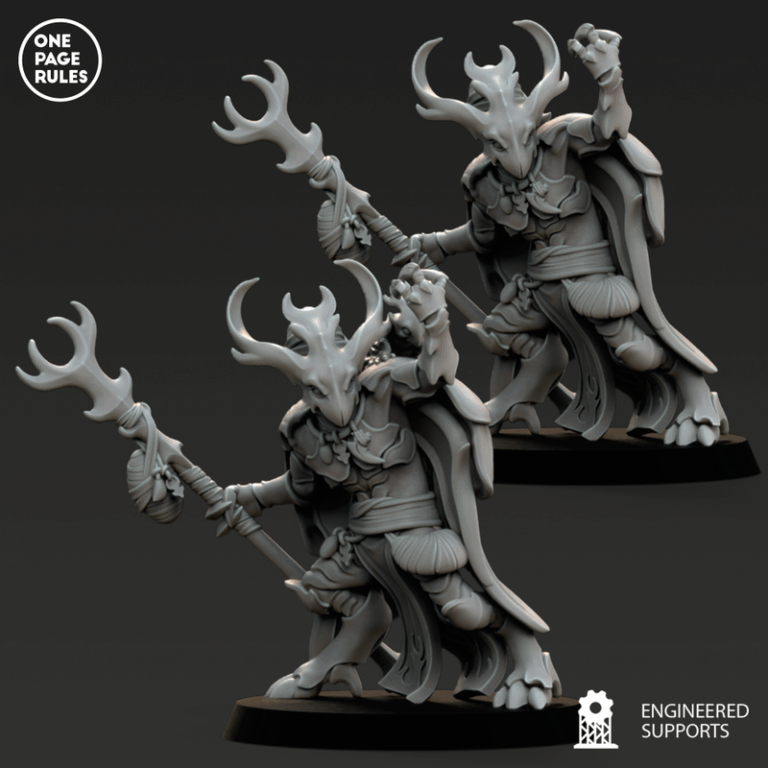 木精灵军团2：3D打印模型套装|One Page Rules – Wood Elves – Army Bundle 2 – 3D Print Model