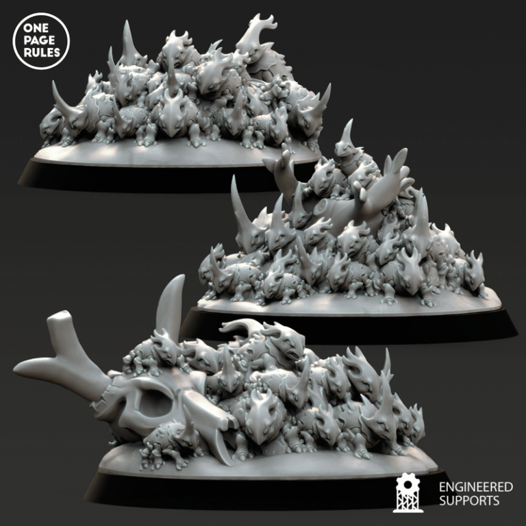 木精灵军团1：3D打印模型套装|One Page Rules – Wood Elves – Army Bundle 1 – 3D Print Model