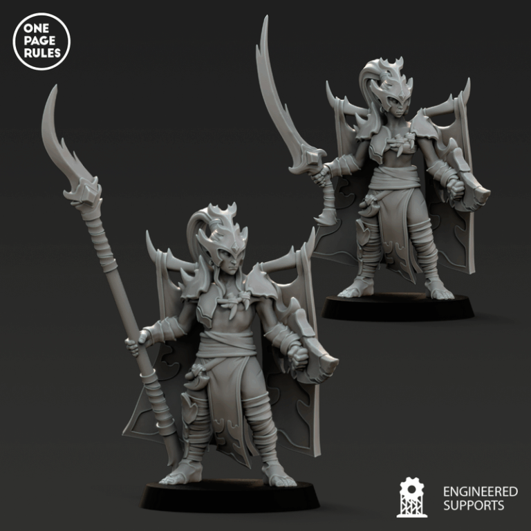 木精灵军团1：3D打印模型套装|One Page Rules – Wood Elves – Army Bundle 1 – 3D Print Model