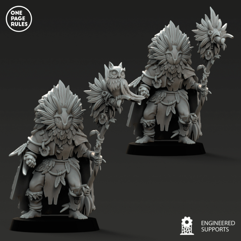 木精灵军团1：3D打印模型套装|One Page Rules – Wood Elves – Army Bundle 1 – 3D Print Model