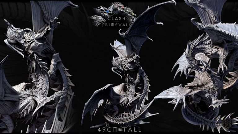 迷你怪物乱斗——2025年8月 Primevals对决 3D打印模型|Mini Monster Mayhem – August 2025 – Clash of the Primevals