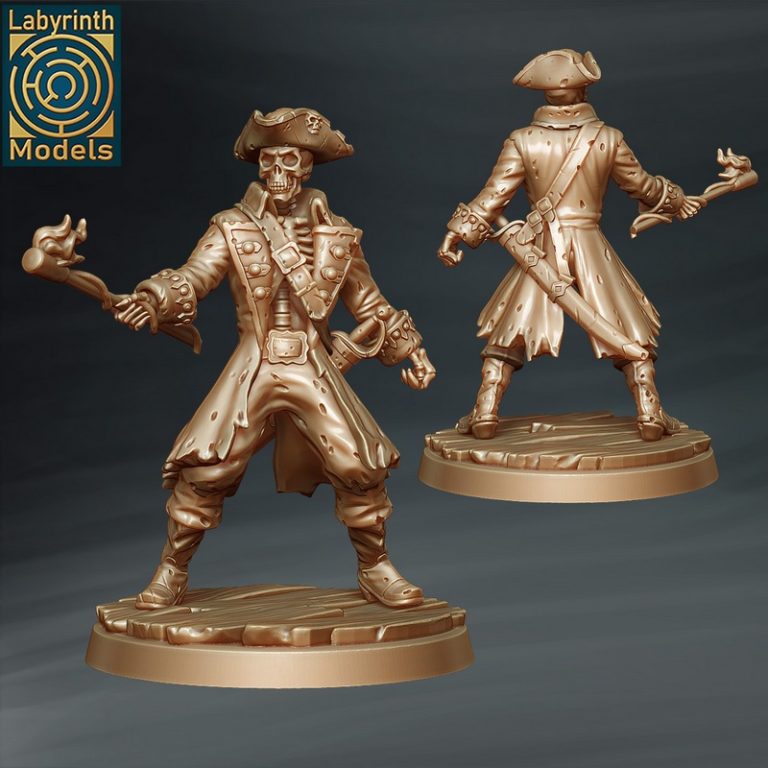迷宫模型 · 2025年3月 · 查隆的海盗队 第二卷 3D打印模型|Labyrinth Models – March 2025 – Charon’s Corsairs Vol 2 – 3D Print Model