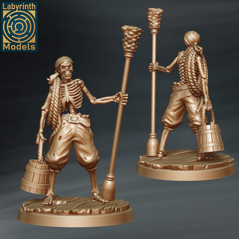 迷宫模型 · 2025年3月 · 查隆的海盗队 第二卷 3D打印模型|Labyrinth Models – March 2025 – Charon’s Corsairs Vol 2 – 3D Print Model