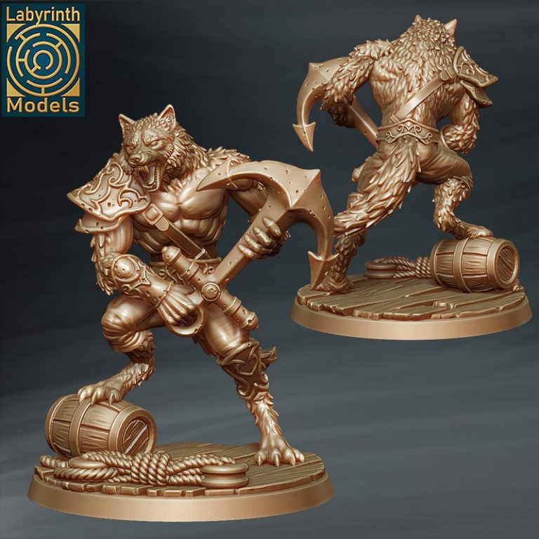 labyrinth模型 | 2025年版 | 查隆的海盗团 第一卷 3D打印模型|Labyrinth Models – February 2025 – Charon’s Corsairs Vol 1 – 3D Print Model