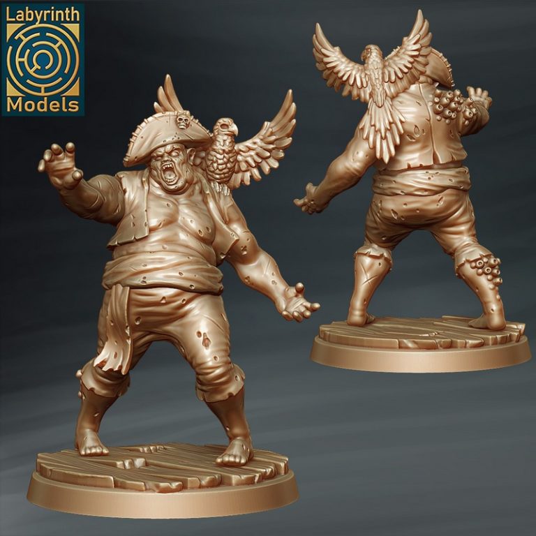 labyrinth模型 | 2025年版 | 查隆的海盗团 第一卷 3D打印模型|Labyrinth Models – February 2025 – Charon’s Corsairs Vol 1 – 3D Print Model