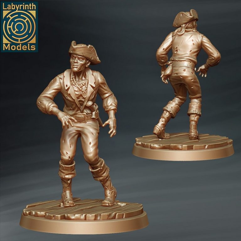 labyrinth模型 | 2025年版 | 查隆的海盗团 第一卷 3D打印模型|Labyrinth Models – February 2025 – Charon’s Corsairs Vol 1 – 3D Print Model