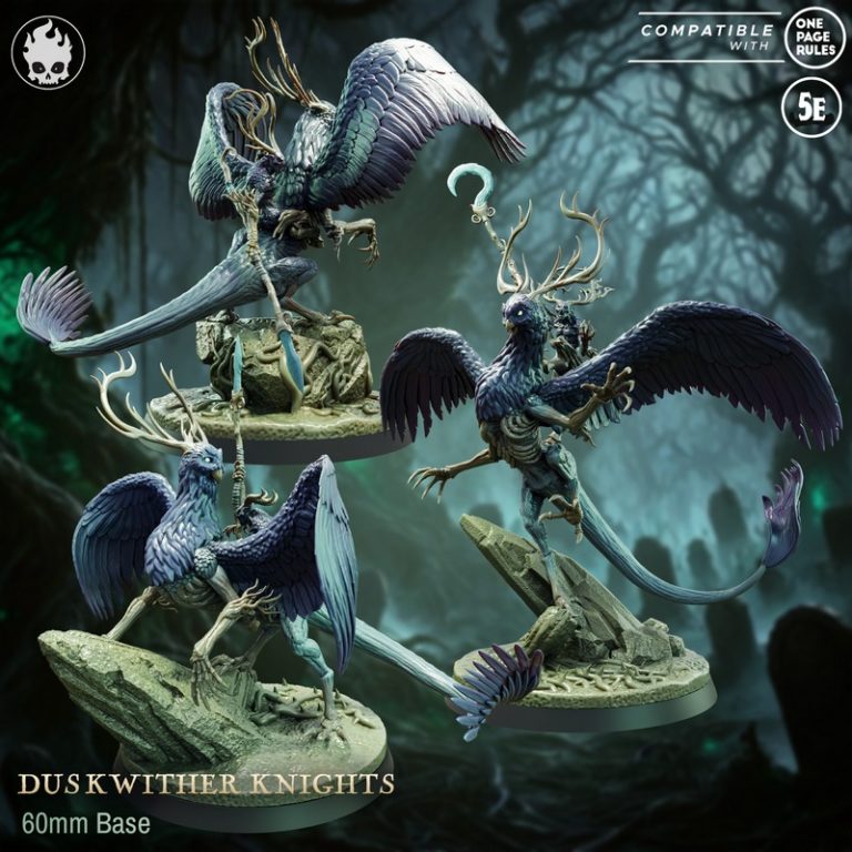 Fleshcraft Studio六月2025作品：-witherkin系列第三章 亡骨号角之主 3D打印模型|Fleshcraft Studio – June 2025 – Witherkin – Part 3 – The Gravehorn Host – 3D Print Model