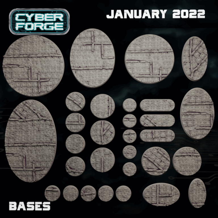 Cyber Forge迷你模型 | 2022年1月 | 原力觉醒 | 3D打印角色模型|Cyber Forge Miniatures – January 2022 – Raw Power – 3D Print Model