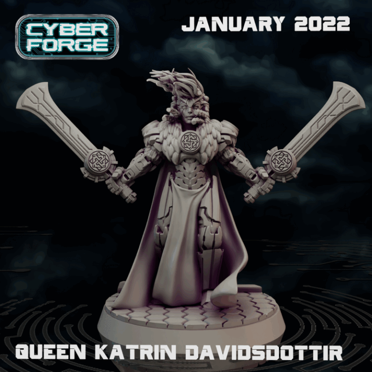 Cyber Forge迷你模型 | 2022年1月 | 原力觉醒 | 3D打印角色模型|Cyber Forge Miniatures – January 2022 – Raw Power – 3D Print Model