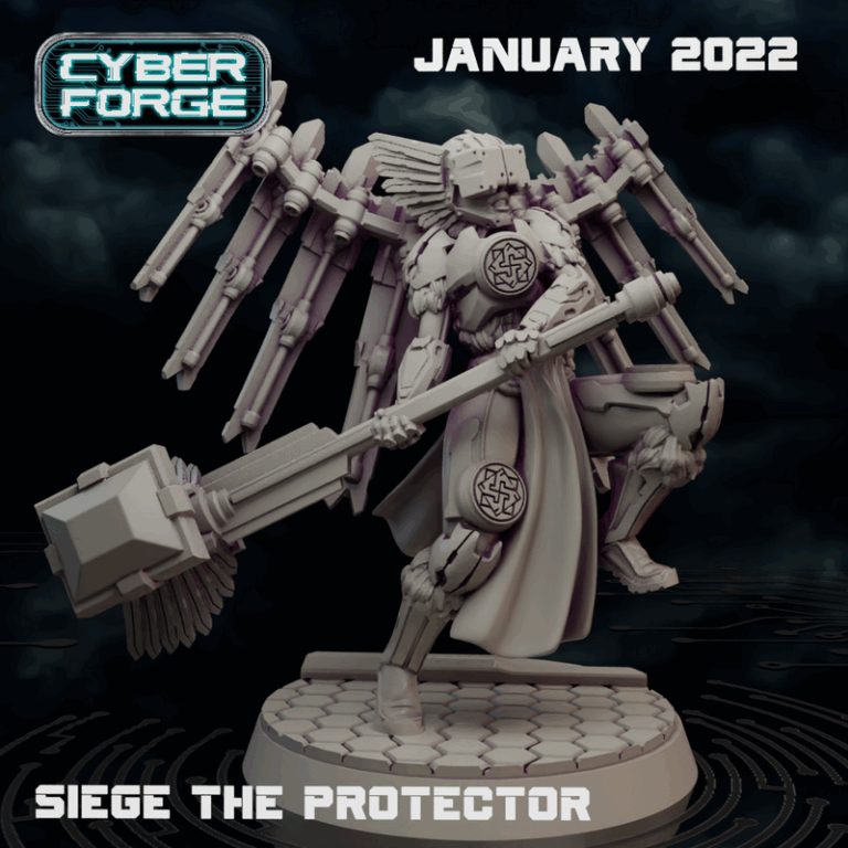 Cyber Forge迷你模型 | 2022年1月 | 原力觉醒 | 3D打印角色模型|Cyber Forge Miniatures – January 2022 – Raw Power – 3D Print Model