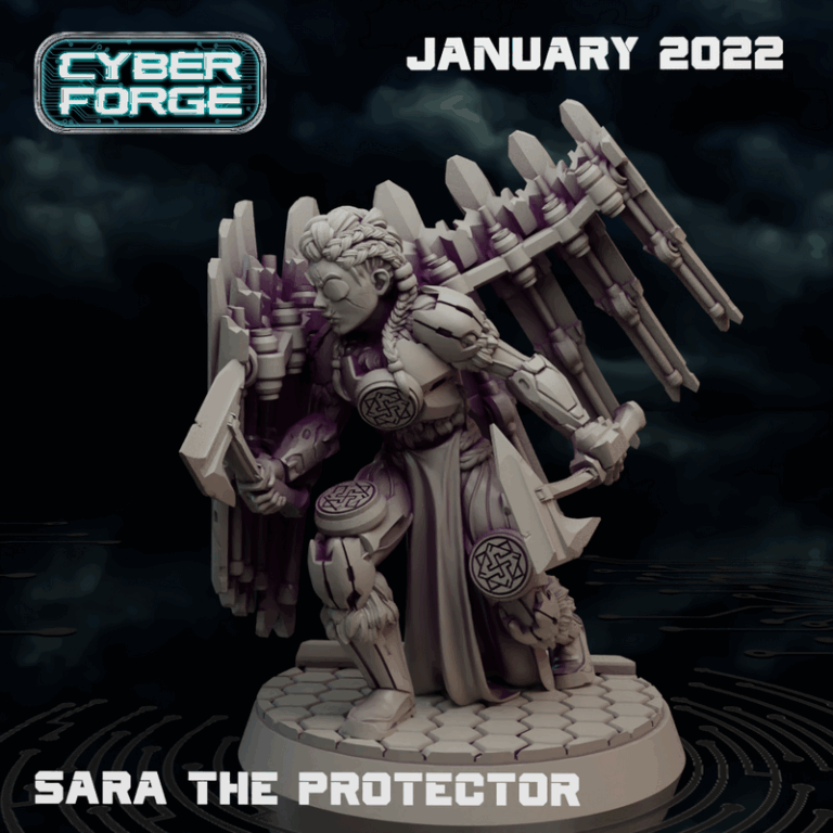 Cyber Forge迷你模型 | 2022年1月 | 原力觉醒 | 3D打印角色模型|Cyber Forge Miniatures – January 2022 – Raw Power – 3D Print Model