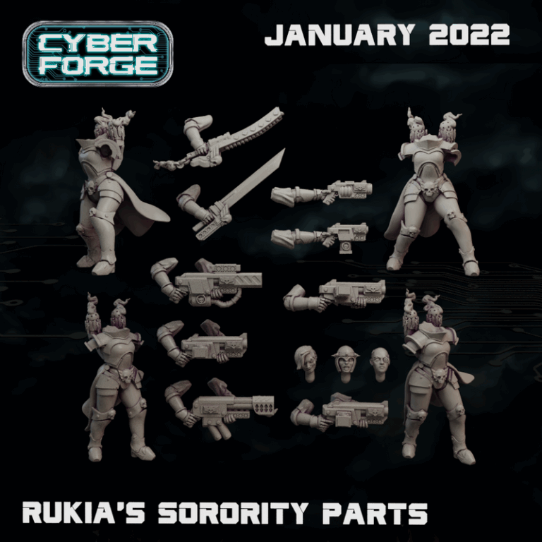 Cyber Forge迷你模型 | 2022年1月 | 原力觉醒 | 3D打印角色模型|Cyber Forge Miniatures – January 2022 – Raw Power – 3D Print Model