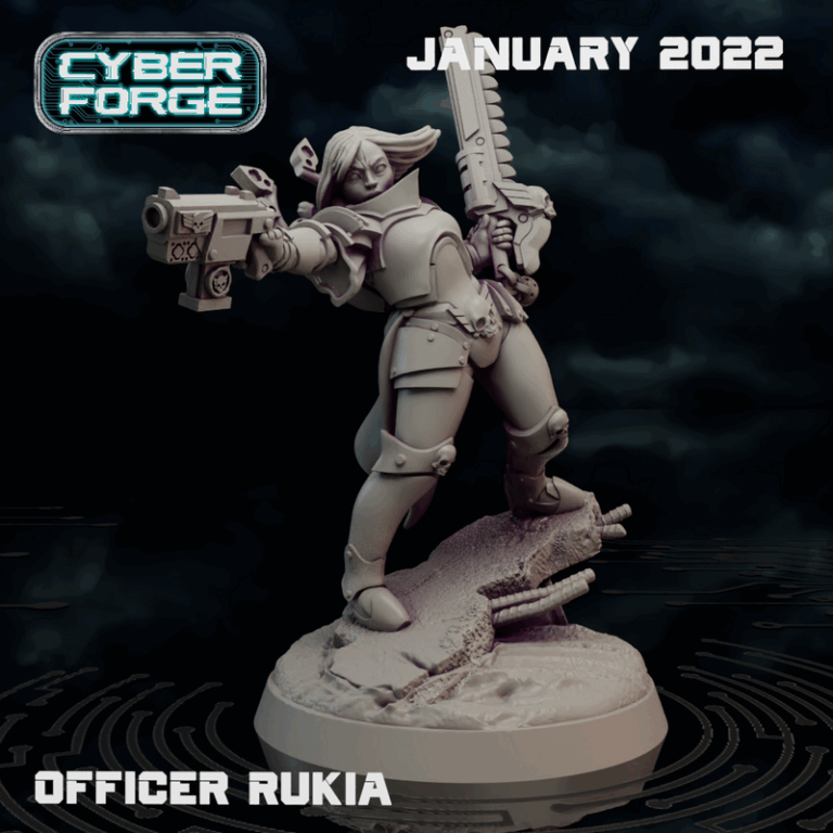Cyber Forge迷你模型 | 2022年1月 | 原力觉醒 | 3D打印角色模型|Cyber Forge Miniatures – January 2022 – Raw Power – 3D Print Model