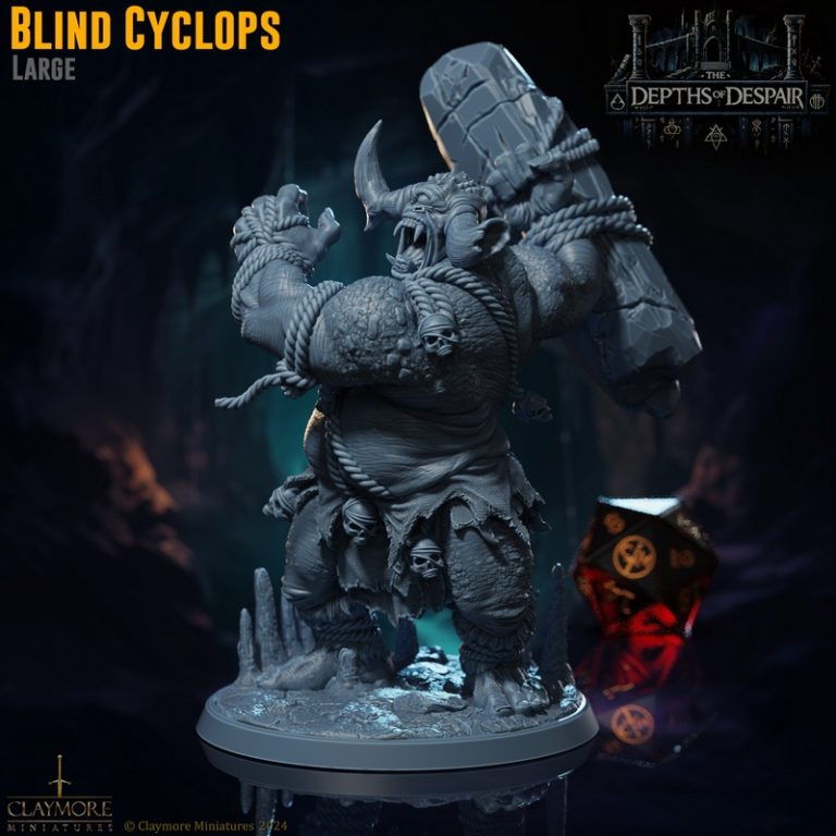 Claymore迷你模型七月2024款——深渊绝望篇|Claymore Miniatures – July 2024 – The Depths of Despair – 3D Print Model