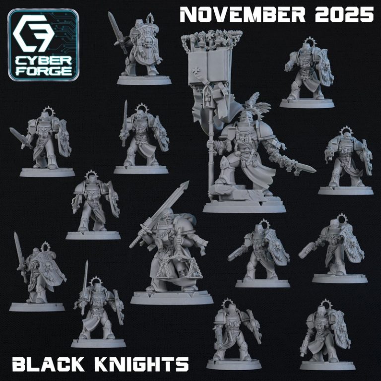 赛博锻工迷你模型 - 2025年11月 - 3D打印动漫角色模型|Cyber Forge Miniatures – November 2025 – 3D Print Model